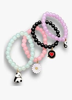 Bead Bracelet Set - Adjustable, Elegant Hand Jewelry Bracelet For bff, friendship, couple, Women, Girls, Boys, Men Gift