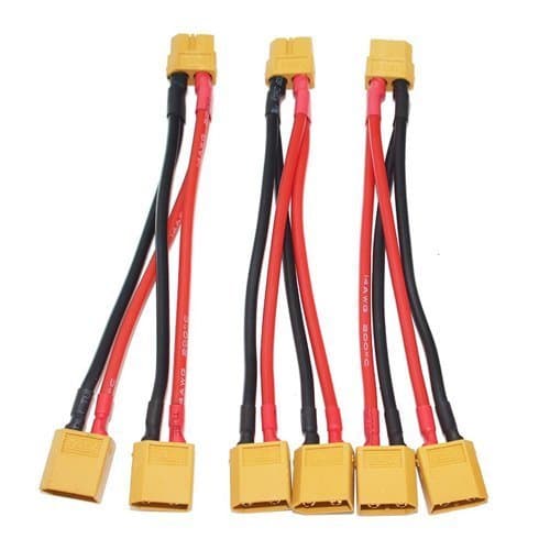 3 Sets XT60 Parallel Battery Connector Cable for RC Multicopter Quadcopter