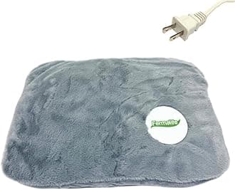 FERMALIFE Rechargeable Electric Hot Water Bag with Soft Cover – Heat Therapy Pad for Pain Relief, Cramps, & Sore Muscles, Winter Cold – Hot Compress & Hand Warmer for Indoor/Outdoor Use (Prefilled)