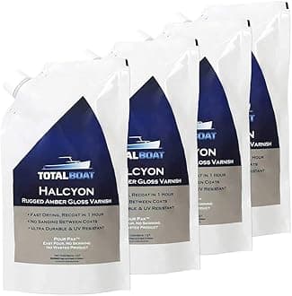TotalBoat Halcyon Gloss Marine Varnish