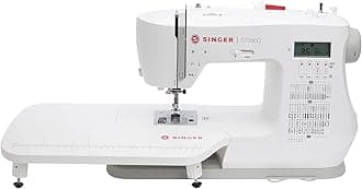 SINGER C7290Q Sewing & Quilting Machine, Metal Plastic, White