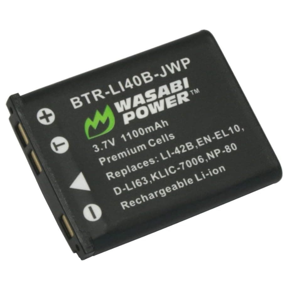 Wasabi Power Battery for Kodak KLIC-7006, LB-012 and Kodak PIXPRO FZ55, FZ53, Easyshare Touch, M200, M522, M530, M532, M550, M552, M575, M577, M580, M583, M750, M873, M883, M5350, M5370, MD30, Mini