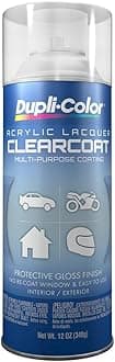 EDAL16957 Premium Lacquer, Gloss – Clear Spray Paint - 12 oz. Aerosol Can