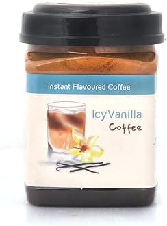Premium Instant Coffee | ICY VANILA | 250 GM | Prepares 20 Cups | Dalgona Coffee Premix | Enjoy Hot or Cold