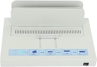 Thermal Binding Machine, 110V Hot Glue Binding Machine A4 Document Contract Heat Binder Electric Book Binder 1-50MM Binding Thickness