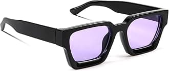 Trendy Square Sunglasses for Men Women Fashion Thick Rectangle Sun Glasses UV Protection Shades Designer Style