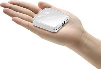 The Smallest and Lightest 10000mAh Small Power Bank，Fast charge Mini Portable Charger, USB C Input/Output with External Battery Pack, Smart LED Display，Suitable for iPhone, Samsung, iPad and tablets.