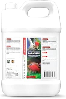 AquaNature®Paracure Parasite,Skin & Gill flukes Cure for Freshwater Aquarium Fishes (1Ltr)