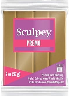 Asianhobbycrafts Sculpey Premo ACCENTS 2oz ANTIQUE GOLD 5517