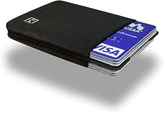 Modern Carry Elastic Card Holder, Ultra Thin Minimalist Wallet for Men and Women, Credit Card and Business Card Holder, Slim Credit Card Holder