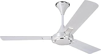 V-Guard Exado Pro As Anti Dust High Speed Ceiling Fan For Home|Energy Efficient|400 Rpm|Powerful Air Delivery Of 240 M3/Min|Dust Repellent Technology|Easy To Clean|Pearl White Silver,1 stars,?1200 mm