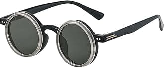 Adjustable Tint Sunglasses Round Polarized with Built-In ND Filter,Adjustable Retro Sunglasses for Men 1-9 Gears Manual