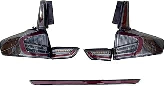 Auto Taillight Led Rear Tail Lights Turn Signal Light Brake Parking Lamp Driving Lamps Compatible For Suzuki Ertiga 2012-2023 Accessories(Smoky black)