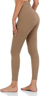 HeyNuts Essential Leggings 25'', High Waisted Comfortable Soft Athletic Yoga Pants