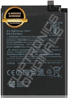 BN47 Battery for Redmi 6 Pro I A2 Lite Battery with 6 Month Warranty** (K324)