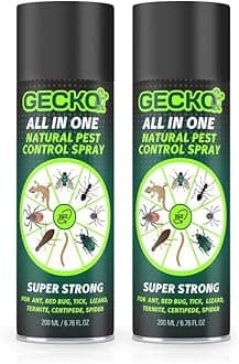 Gecko Home Repellent Control | 100% Natural | Just Repel Easy to Use Non-Toxic (200ML) | Ant, Cockroach, Rat, Lizard, Bed Bugs, Spider (Pack of 2) - FORMULATION 10X