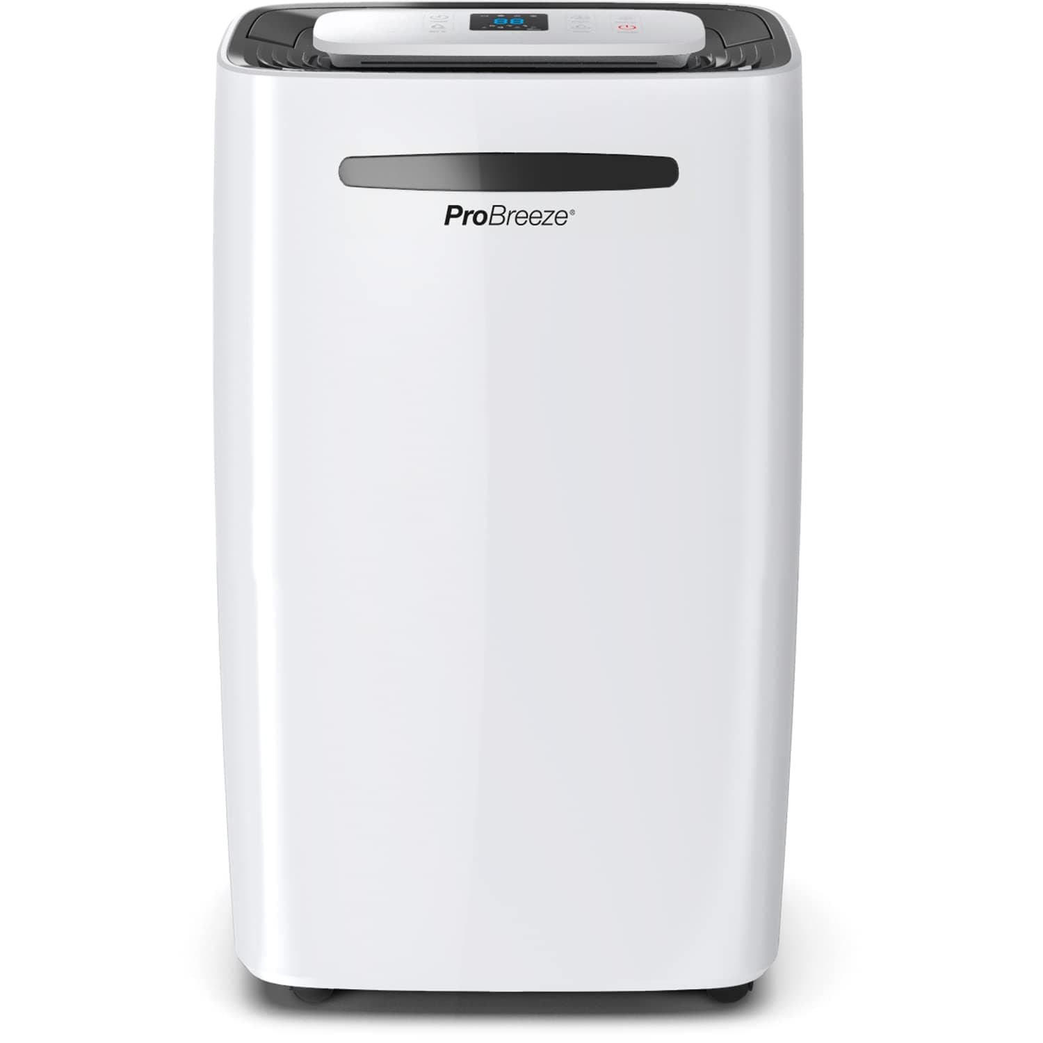20L/Day Dehumidifier - Compressor Dehumidifier, Continuous Drainage, 24h Timer & Auto Defrost, Mould Remover & Moisture Absorber for Home & Bathroom, White