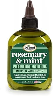 Difeel Rosemary and Premium Hair Oil with Biotin 210 ml - Rosemary Mint Oil Enriched with Biotin