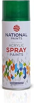 National Paints Fast Drying Acrylic Spray Paint - Grass Green-310