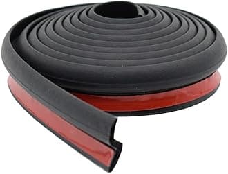 AUTOXBERT 4M/13ft Z Shape Car Window Door Rubber Seal Strip Edge Trim Guards Hollow Weatherstrip for Car Window Door Engine Cover