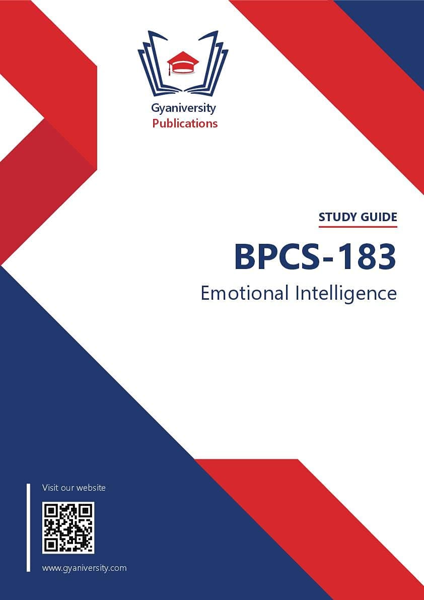 BPCS-183: Emotional Intelligence (IGNOU Study Guide Book)