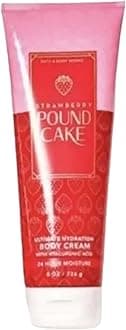 Ultimate Hydration Body Cream For Women 8 Fl Oz 1- Pack (8 Ounce (Pack of 1), Strawberry Poundcaake)