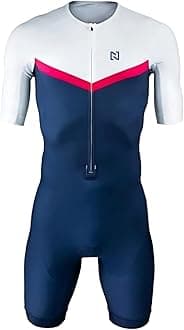 Triathlon Suit Men’s – Quick Dry, Breathable, Sleeveless TriSuit for Swimming, Cycling, Running, Duathlon – One Piece Bodysuit for Bicycle Training,Men's Elite Trisuit