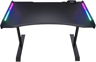 COUGAR Mars 120 49" Gaming Desk with Dazzling ARGB Lighting Effects and Ergonomic Design