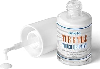 Specialty Tub and Tile Paint, High-Gloss White Tub Paint for Bathtub, Quick-Dry Porcelain Paint for Scratches & Chips on Porcelain, Acrylic, Enamel, Cast Iron, Tubs, Tiles, Sinks and Toilets(White)