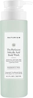 Naturium The Perfector Salicylic Acid Body Wash, Gentle & Smoothing Cleanser, 16.9 oz
