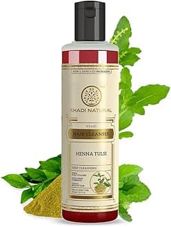 - Khadi Natural Henna Tulsi For Anti Dull & Damage Hair| Soft & Smooth Hair| Repairs Hair's Damage| 210 ml