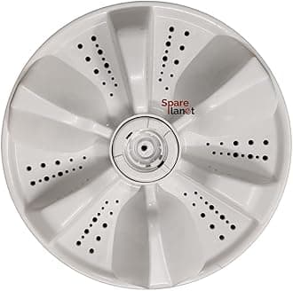 Spareplanet Washing Machine Pulsator Compatible with Lloyd Top Load Fully Automatic Washing Machine Round White Plastic Pack of 1