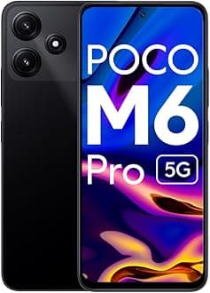 M6 Pro 5G (Power Black, 4GB RAM, 64GB Storage) | Snapdragon 4 Gen 2 | 6.79" Large Screen with 90Hz Refresh Rate | 50 MP Dual AI Camera