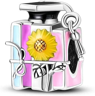 Chrysanthemum Perfume Bottle  Charm