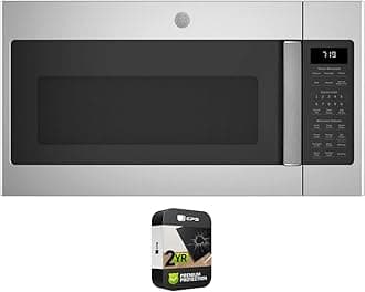 JVM7195SKSS 1.9 Cu. Ft. Over-the-Range Sensor Microwave Oven Stainless Steel Bundle with Premium 2 YR CPS Enhanced Protection Pack