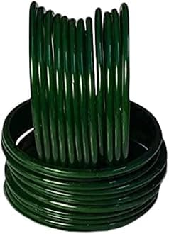 Anshi Creations Traditional Plain Glass Bangles for Girls and Women