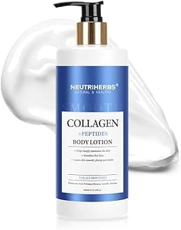 - Body Lotion for Women Dry Skin with Collagen + Oatmeal Organic Body Lotion Smoothes Fine Lines for All Skin Types 13.52 Fl Oz Pump Bottle