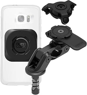 Quad Lock Fork Stem Motorcycle Phone Mount PRO Kit with Vibration Dampener and MAG Universal Adaptor