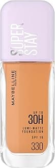 Maybelline New York Super Stay Lumi-Matte Liquid Foundation - 330, Up To 30H Long Wear, Water & Transfer Proof. SuperStay Lumi-Matte Liquid Foundation comes with Non-comedogenic & Vegan Formula | 35ml