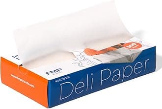 [500 Pack] 10 x 10.75" Wax Paper Sheets for Food, Interfolded Precut Deli Pop Up Grease-Proof Sandwich Paper Wraps, Waterproof for Lunch, Food Basket, Microwave Cover, BBQ