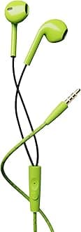 boAtBassheads 105 Wired in Ear Earphones with Mic (Green, Spirit Lime)