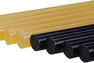 GLISTON Paintless Dent Removal Glue Sticks Hot Glue Sticks Paintless Dent Repair Tool for Car Repair Dent Remover Tool Set - 5 PCS Black & 5 PCS Yellow