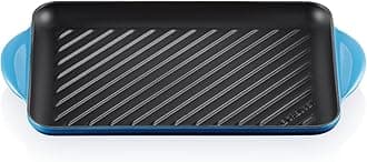 LE CREUSETRectangular Grill 32cm Azure Blue