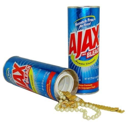 Ajax Bleach Stash Safe Can