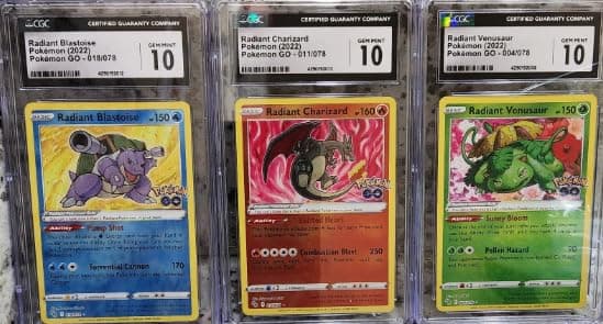 CGC One Random 9.5/10 Gem Mint Graded and Authenticated Encased TCG Card (Perfect for Display)