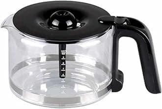 1pcs Coffee Maker Glass Jug Compatible with Philips HD7761 HD7762 HD7765 HD7766 HD7767 HD7768 HD7769 Coffee Maker Parts Accessories