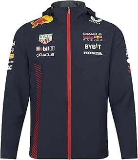Red Bull Racing Official F1 Team Formula 1 Waterproof Jacket - Blue - 4XL