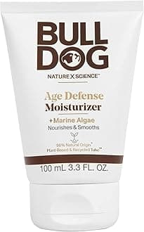 BULLDOG Mens Skincare and Grooming Face Moisturizer Age Defense, 3.3 Fluid Ounce