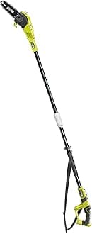 RYOBI RPP182020 ONE+ 18V Cordless Pole Pruner, Hyper Green, 20 cm Bar (with 1 x 2.0Ah Battery)