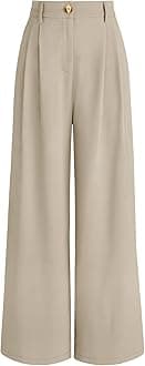 womens AUTOMET Wide Leg Dress Pants Modern